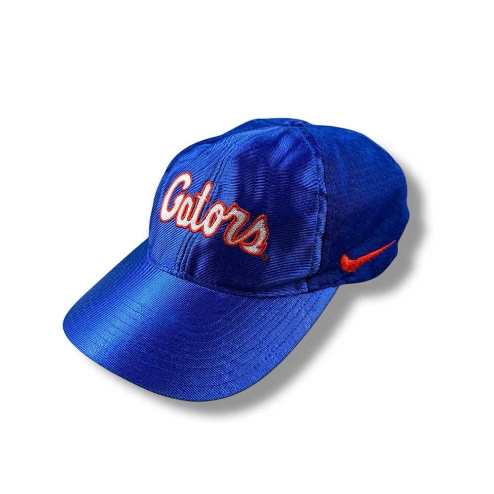 VTG Nike Florida Gators UF Embroidered Script Swoosh Strap back Hat Rare EUC